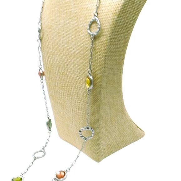 Lia Sophia Pastel GUMDROPS Silver-tone Retired Necklace - Picture 8 of 16